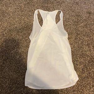 White Lululemon tank top